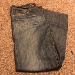 Mens Helix straight leg jeans
